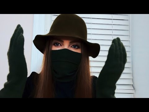 ASMR Soft spoken singing lullaby, lo-fi.hand movements,whispering,masked,gloves