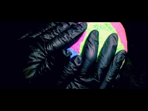 LATEX GLOVES👋👋  gibberish MASK✂ and sticky Foam Clay💋 [[ASMR]]