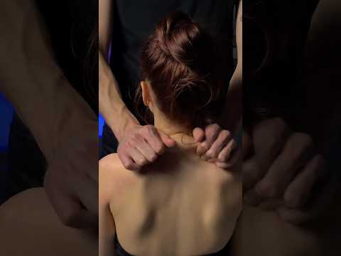 ASMR Healing Sleep 💤 Real Person Back Massage