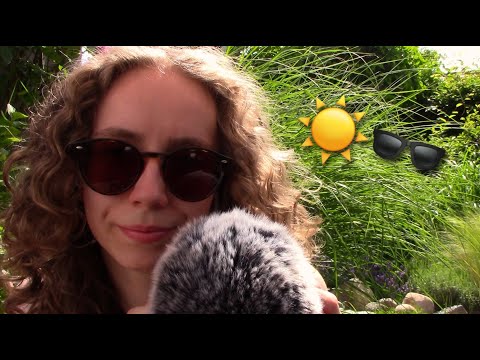 ASMR in my Garden ☀️🪴 Fast & Chaotic Triggers (fluffy mic, tapping, ...)