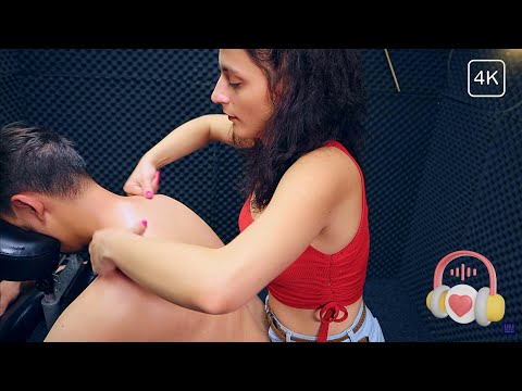 ASMR  🌙 RELAX BACK MASSAGE | Miss Melek