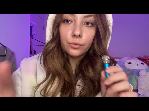 ASMR quick random triggers with my mini mic 💜 ~turn volume down!!~ | Whispered