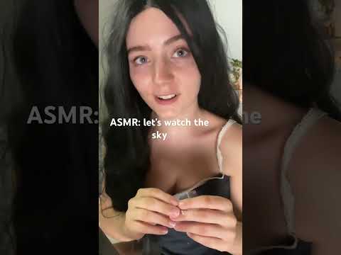 let's watch the sky 🤍#asmr #girlfriendasmr #comfortaudio #sunset #whisper