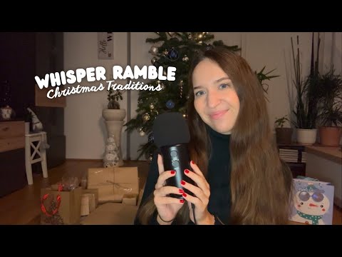 ASMR Talking About Austrian & My Christmas Traditions 🎄 (Close Up Crisp Ear-to-Ear Whispering)