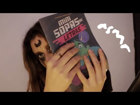 ASMR sopa de letras + chupaleta