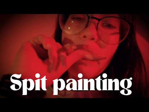 ASMR SPIT PAINTING | Saliva Sounds + Uñas y Pulseras (Muy Relajante)