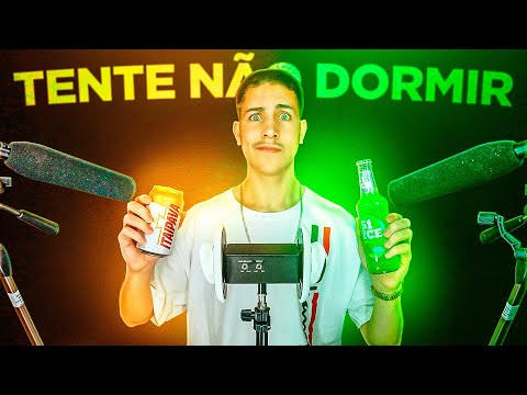 TENTE NÃO DORMIR – DESAFIO NÍVEL HARD *ASMR 3 MICROFONES*