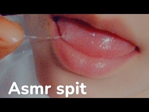 ASMR spit painting your face 💤