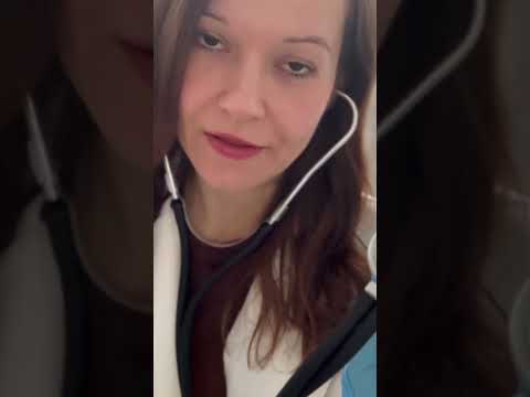 ASMR I’ll listen to your heart so closely❤️Doctor Checkup