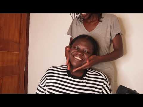 ASMR RELAXING FACE TOUCHING, PICKING WITH SOFT WHISPERS FOR SLEEP