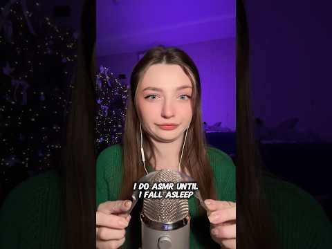 I do ASMR until I fall asleep #asmr #asmrsounds #asmrrelax #asmrsleep #relax #tingles #whispers
