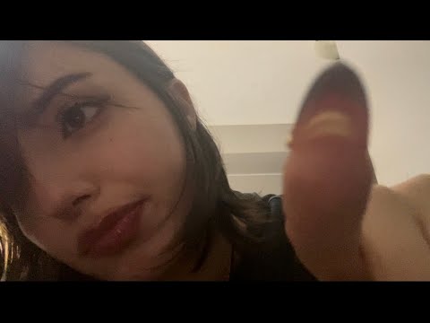asmr chaotic makeup application (on camera)