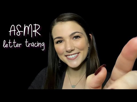 ASMR Soft Spoken Letter Tracing 🌷