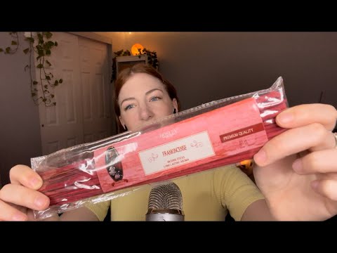 Asmr deep frankincense smells, visual incense triggers #shorts
