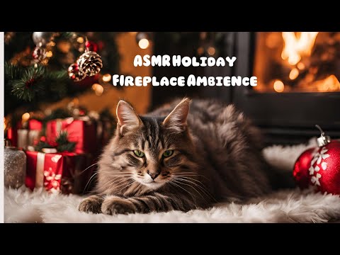 ASMR Holiday Fireplace Ambience Layered Sounds