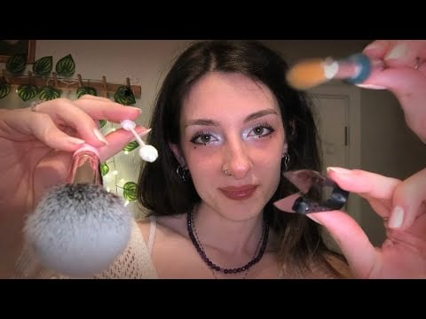 ASMR Cleaning all the Negative Voices & Energy out of your Ears 🖌️ Brushes, Qtip, Scissors (Custom)