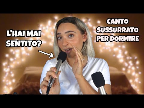 CANTO SUSSURRATO PER FARTI CROLLARE | ASMR