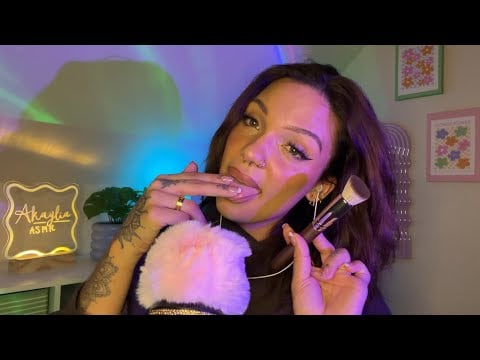 ASMR Spit Painting With My Brush and Hands✨
