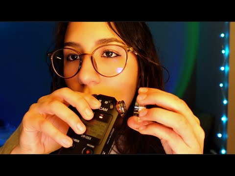 ASMR | inaudible y buenos sonidos (tascam tingles**)