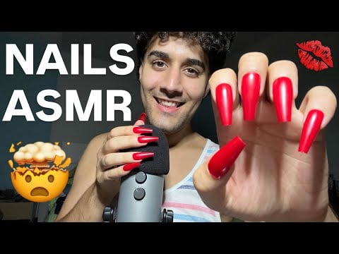 🤯 FAST ASMR NAILS 🤯 || mic scratching || mouth sounds || tapping…