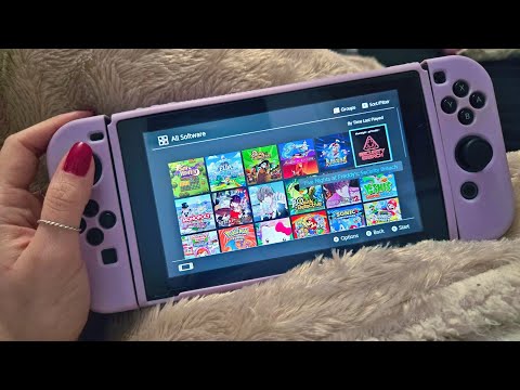 ASMR 🎮 Mostrando os Jogos do Meu Nintendo Switch • (Tour Switch)