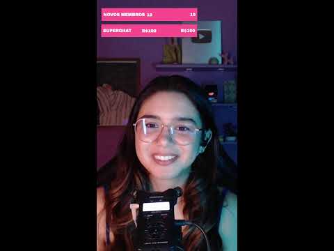 ASMR AO VIVO: Posso te relaxar? 😴