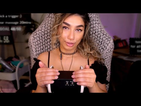 ASMR | Lotion & Oil Slow Ear Massage (minimal whispers)