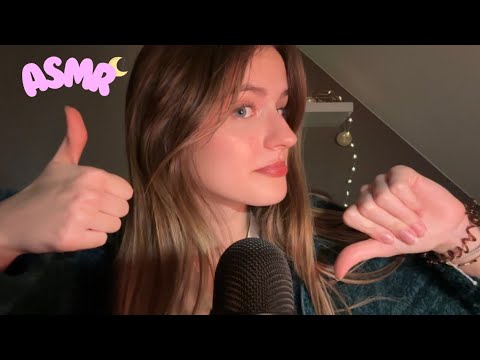 ASMR - Triggers que je n'aime pas VS que j'adore 🫠