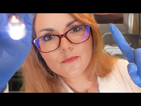 ASMR Deutsch: Cranial Nerve Exam Roleplay 👩‍⚕️ Neurologische Untersuchung (ASMR Arzt Roleplay)