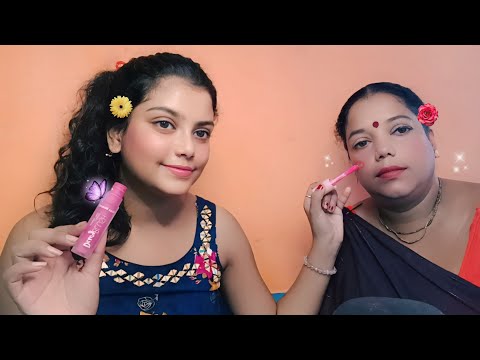 ASMR | Doing My Mom Relaxing Face Makeup | 💄✨