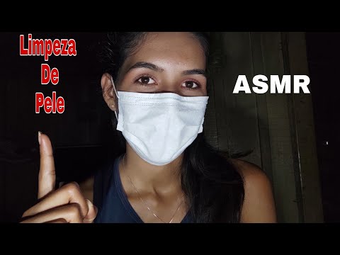 ASMR ROLEPLAY LIMPEZA DE PELE / tuc tuc , mouth sounds 😴