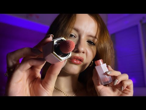 ASMR- IRMÃ CHATA TE MAQUIANDO 😏✨