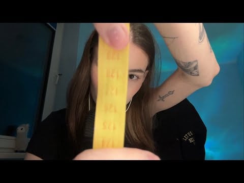 ASMR measuring your face