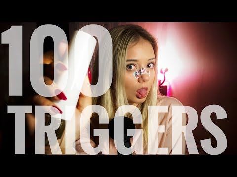 100 ТРИГГЕРОВ ЗА 8 МИНУТ АСМР/ASMR 100 TRIGGERS IN 8 MINUTES