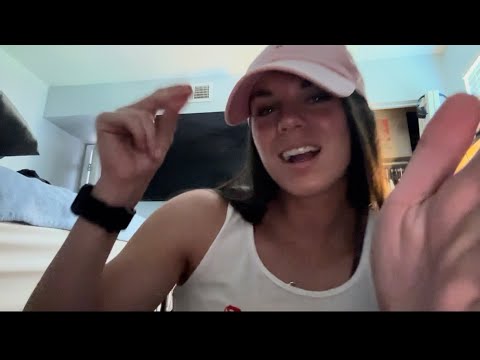 ASMR scratching & tapping on hats and shoes 