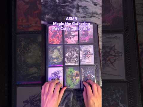 ASMR Magic the Gathering Art Cards Collection #asmr #magicthegathering
