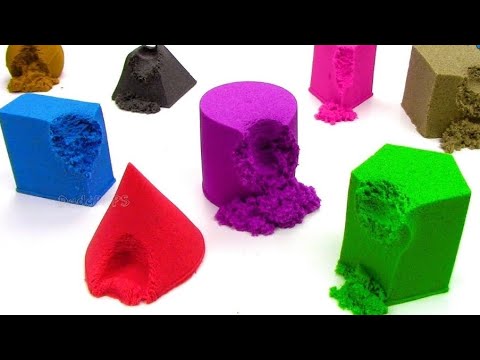 VERY RELAXING  END SATISFYING VIDEO.  KINETIC RELAXING SAND #asmr #satisfying #cutting #100 #1k