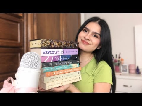asmr mostrándoles los libritos que compré ♡ (haul) 