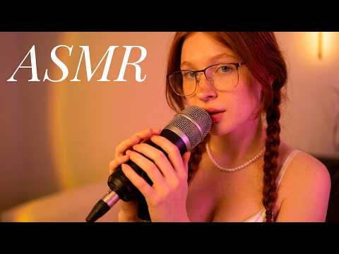 [4K USA ASMR] HYPNOTIC HAND MOVEMENTS: SOFT WHISPERS & DREAMY PINK RELAXATION ✨