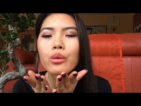 ASMR - Lipstick Application/ Mouth Sounds/ Kissing Sounds