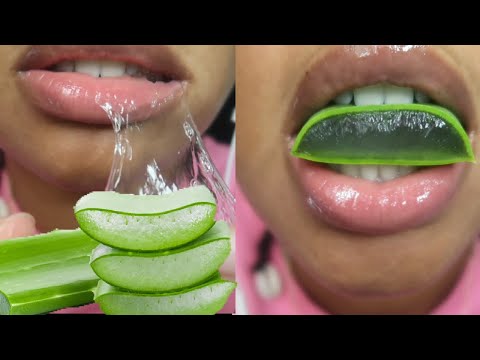 ASMR | Slimy Aloe Vera 🍃