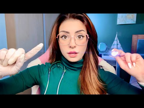 ASMR THE FASTEST Eye Exam RP ⚡ Orbital, Light ,Cranial Nerve Examination Detailed Medical Roleplay ⚡