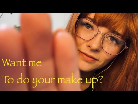 My first ASMR video doing your make up 💋 | Relaxing personal attention, whispering.