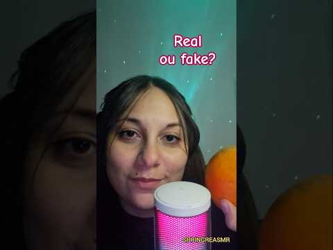 ASMR | Real ou fake? deixe o comentário 😍 #shorts
