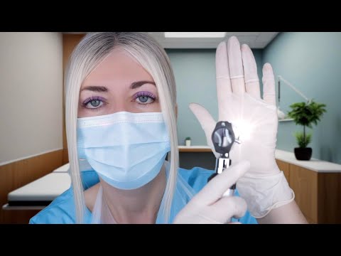 ASMR Ear Exam & Deep Ear Cleaning - Otoscope, Fizzy Drops, Ear Brushing, Scraping, Picking, Typing