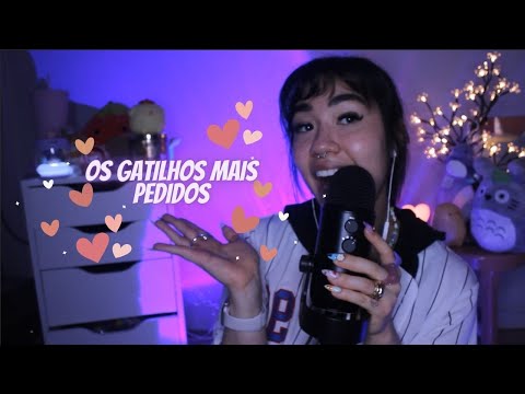 ASMR | O seus gatilhos PREFERIDOS em LIVE (instruções, sal e pimenta, paz e caos, inaudível e MAIS)