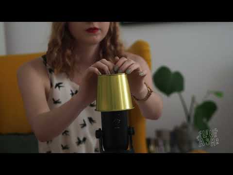 ASMR | Tapping on small golden plant pot 🪴 with you in it 🪴 no talking