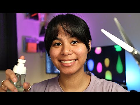 ASMR fast 2 minute haircut ✂️