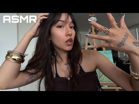 ASMR ☆ rambly soft spoken fast & aggressive jewelry sounds + more