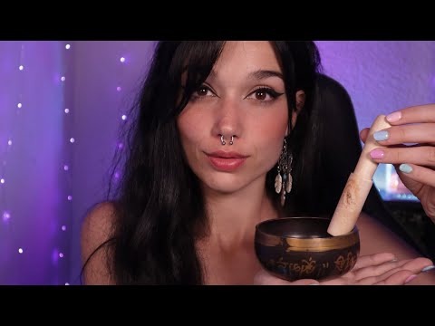 ASMR Meditación Guiada 🕉 | Te ayudo a relajar tu mente ☯ (Whispers)